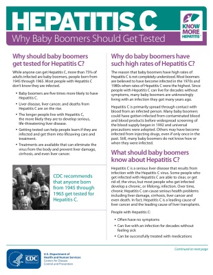 Hepatits Fact Sheet Page One